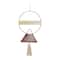 Hello Honey® Geometric Metal & Cotton Wall Hanging with Tassel